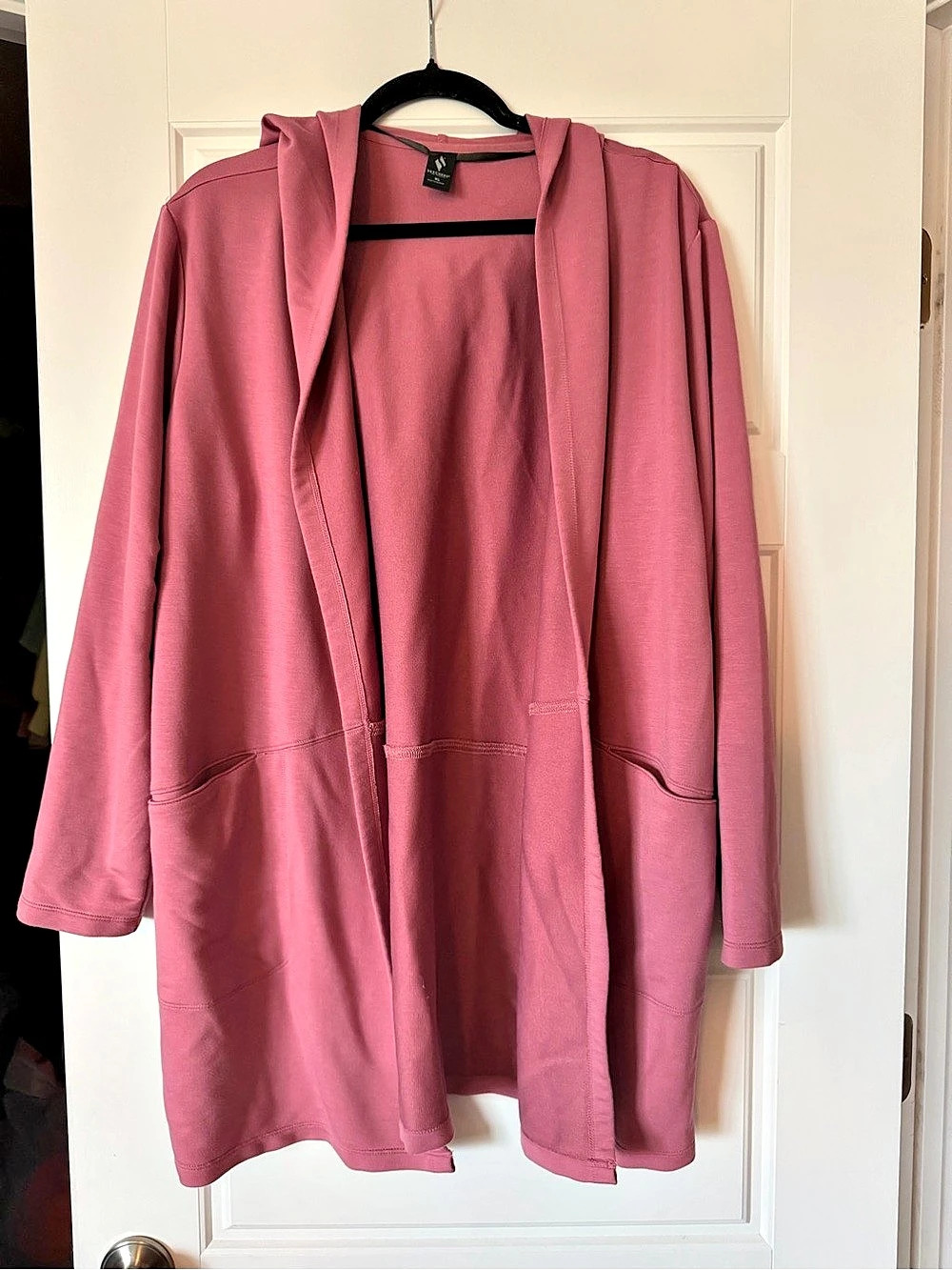 Skechers Pink Hooded Tunic Jacket XL
